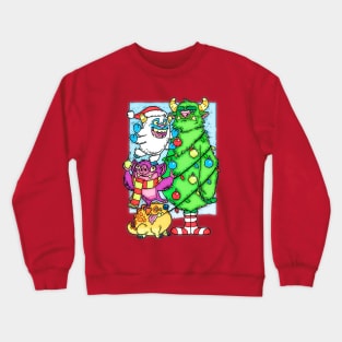 Monsters Christmas Crewneck Sweatshirt